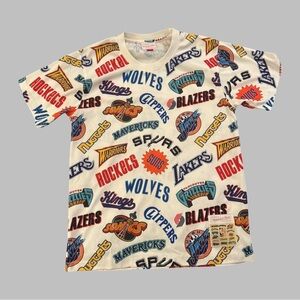 MITCHELL & NESS Men’s NBA Western Team All Over Print Tee